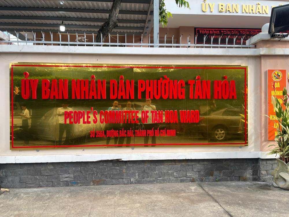 Phuong Tan Hoa cung da duoc gan bang ten moi. Anh: Anh Tu