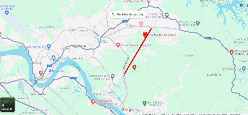Sap toi, khi hoan thanh, duong Nguyen Tat Thanh va duong Au Co se duoc noi thong voi nhau.