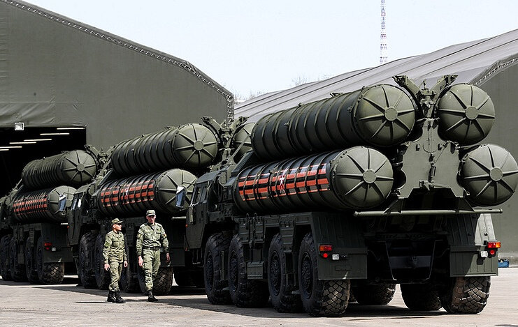 S-400 cohete. Foto: Tass