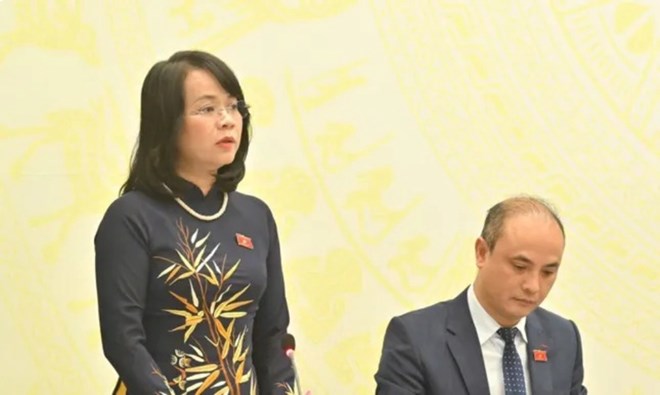 Ms. Pham Thi Hong Yen said that the adjustment of the family deduction level is expected to be considered by the National Assembly at the 10th Session. Photo: Nhu Y