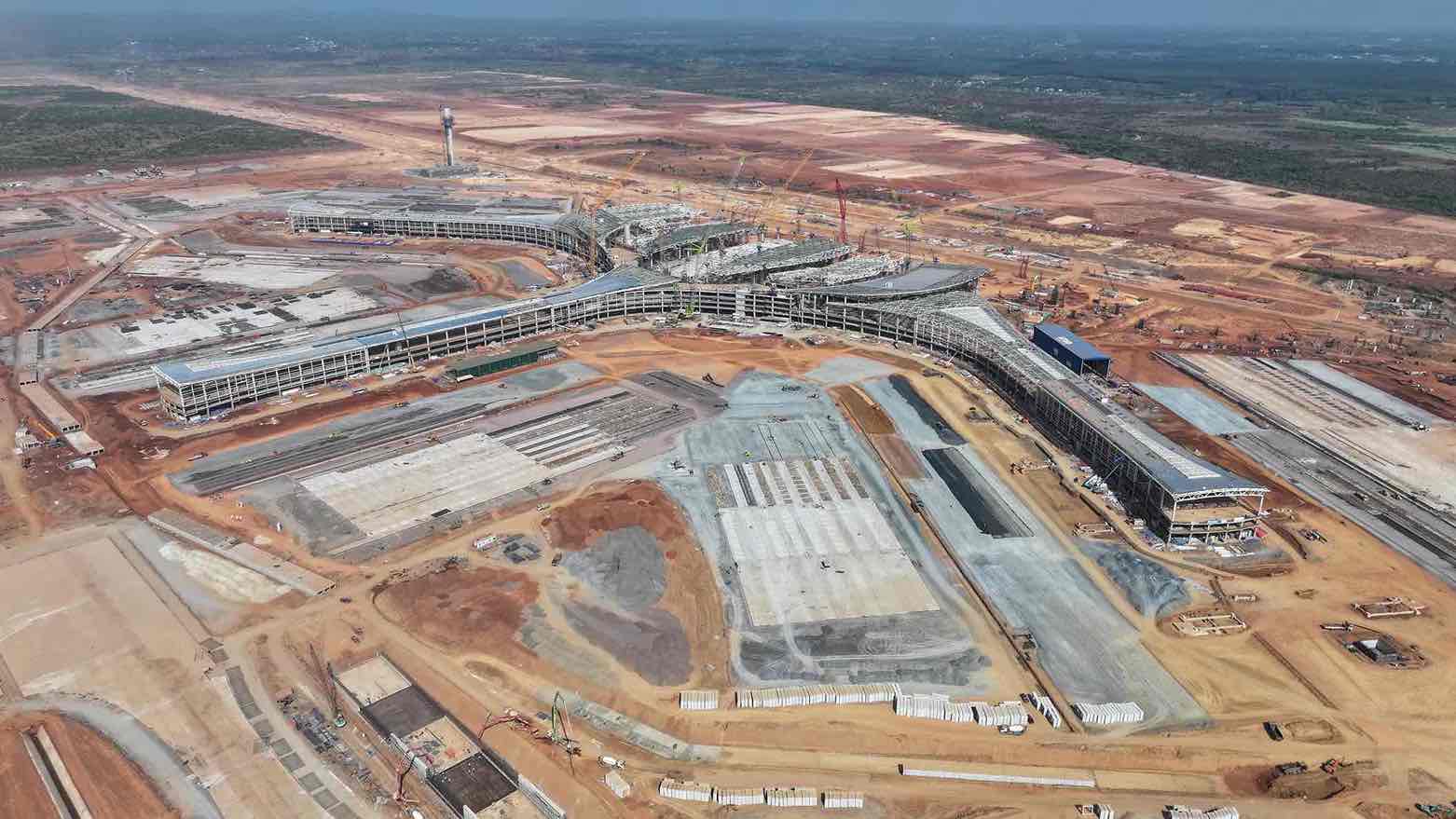 Panorama of Long Thanh airport in Dong Nai. Photo: Ha Anh Chien