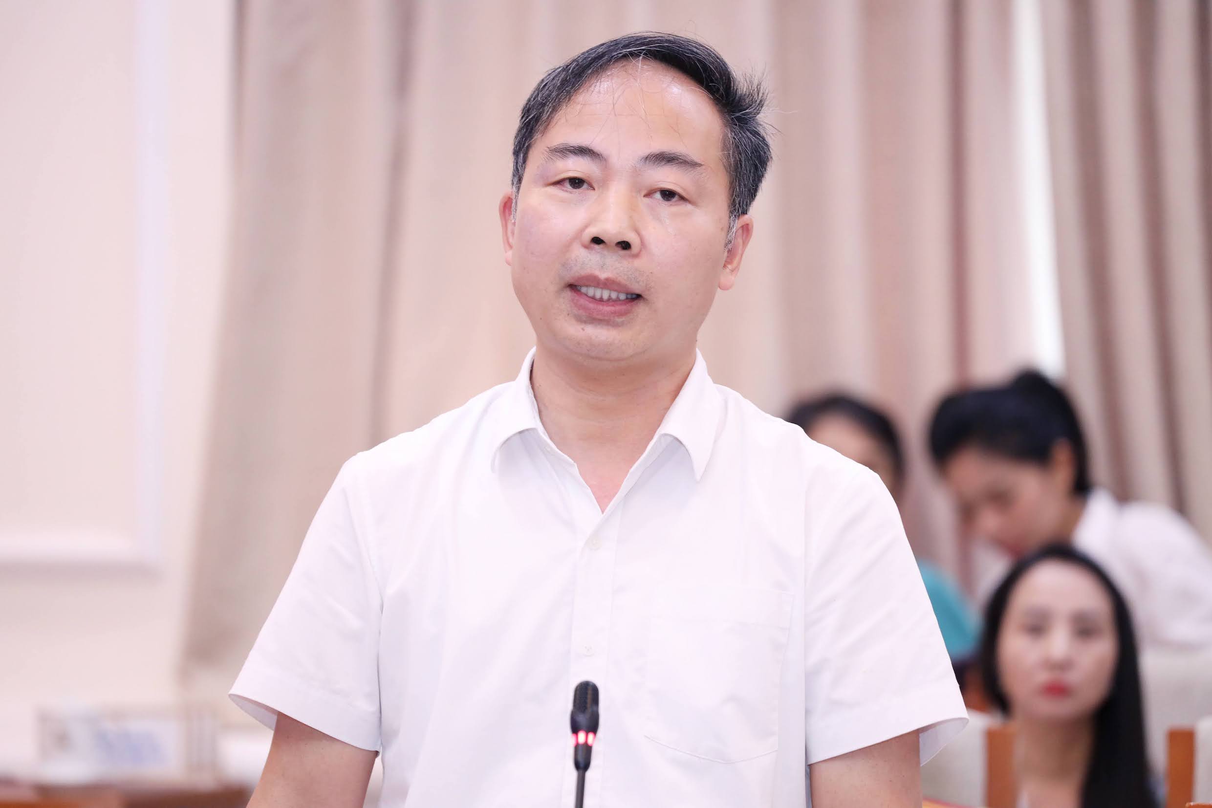 GS.TS Nguyen Ngoc Ha thong tin ve do kho cua de thi tot nghiep THPT nam 2025. Anh: Bo GDDT