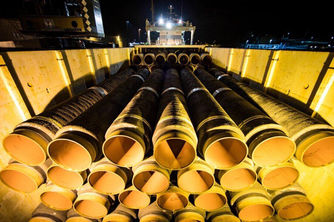 Nord Stream tung la tuyen duong lon nhat de khi dot Nga vao chau Au. Anh: Gazprom