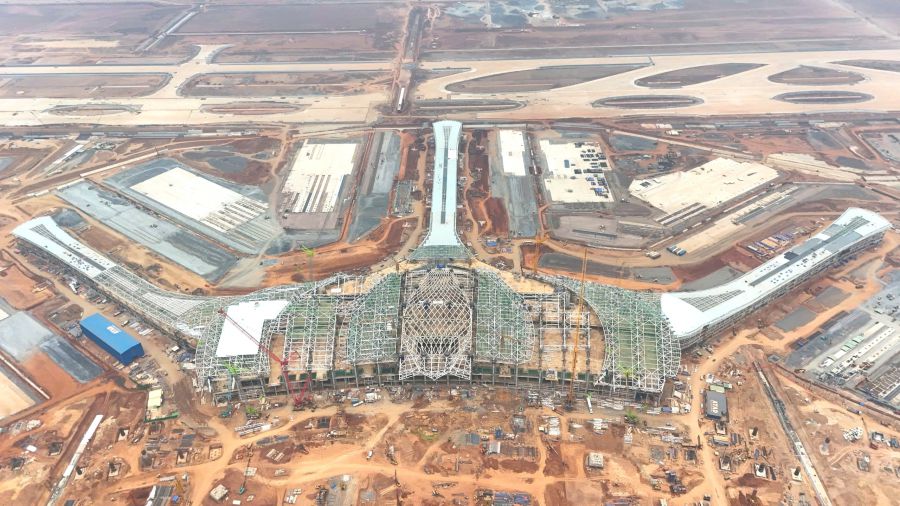 The Long Thanh airport project is under construction in Dong Nai province. Photo: Ha Anh Chien