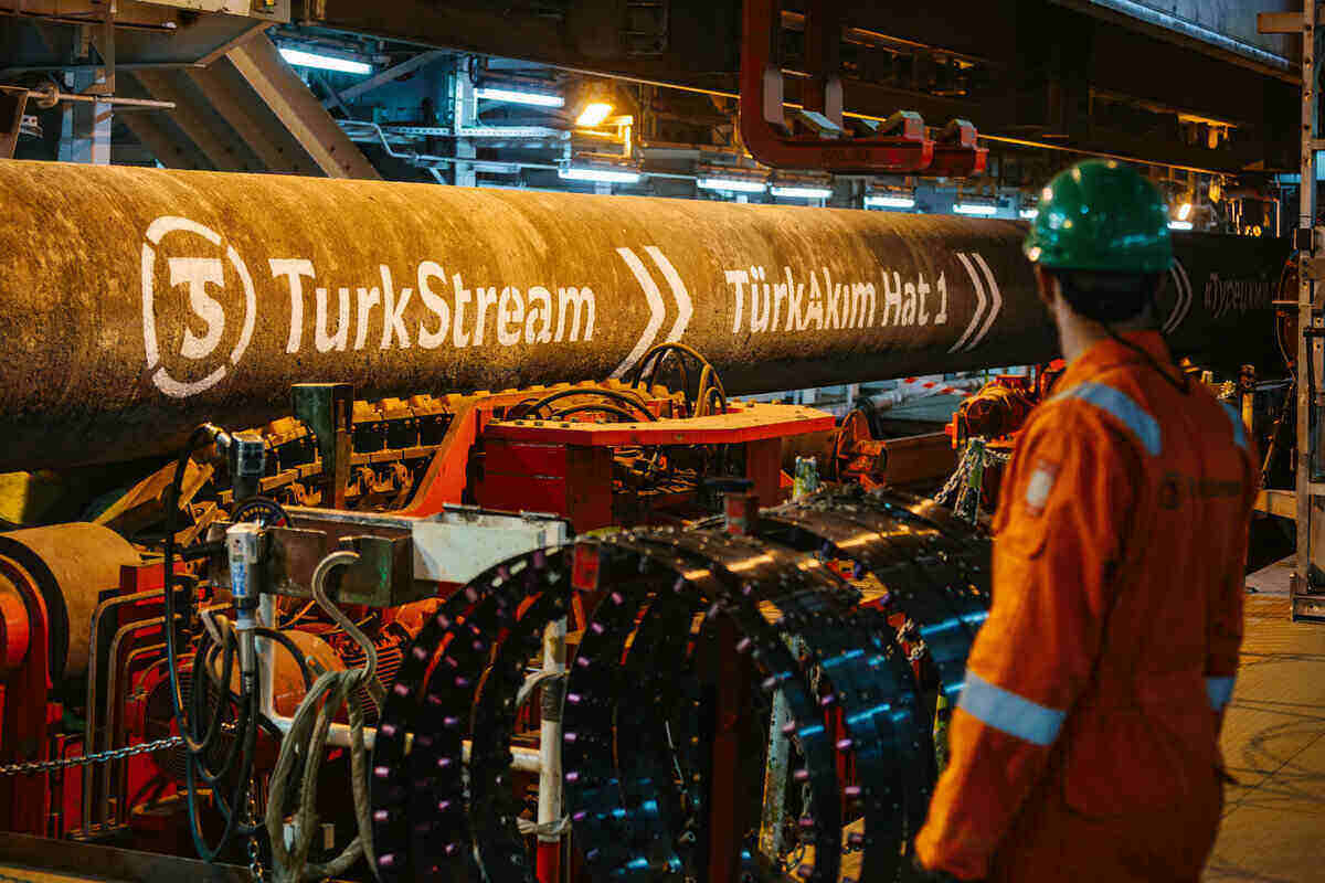 Turkstream es el ultimo gasoducto que tambien opera para la exportacion de gas ruso a Europa. Foto: Gazprom