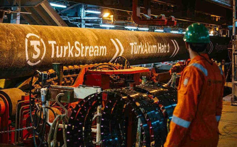 TurkStream is the last remaining gas pipeline still operating to serve the export of Russian gas to Europe. Photo: Gazprom