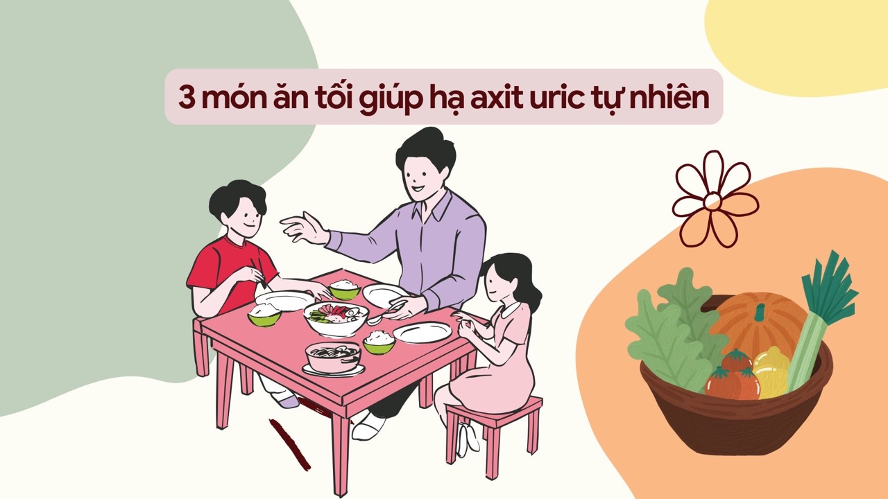 Dishes that help lower uric acid naturally in the blood. Graphic photo: Huong Son