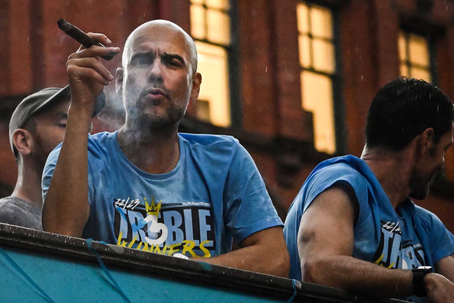 Pep Guardiola es siempre el mejor estratega del mundo de hoy. Foto: AFP