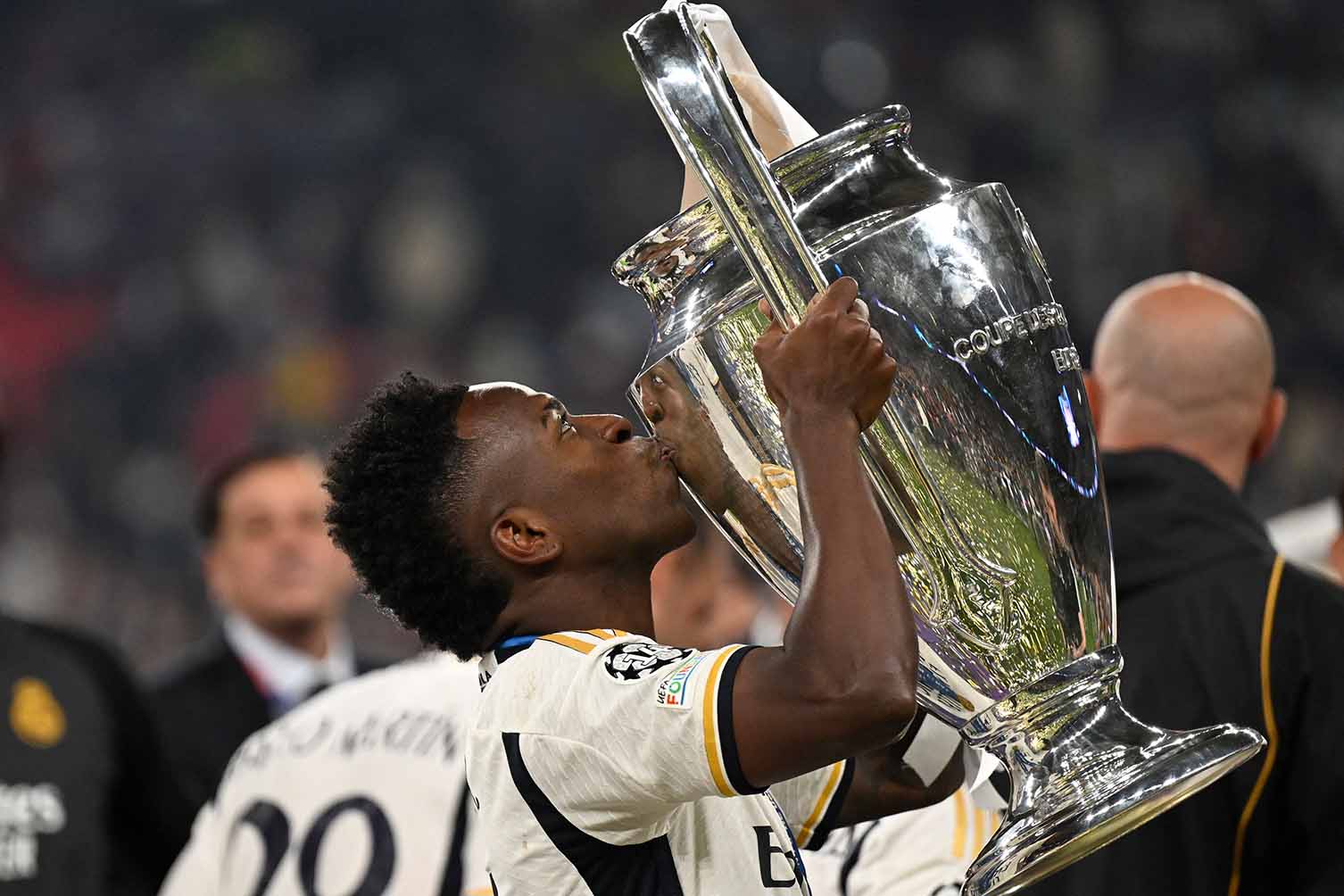 Vinicius xung dang duoc o lai Real Madrid them nhieu nam nua. Anh: AFP