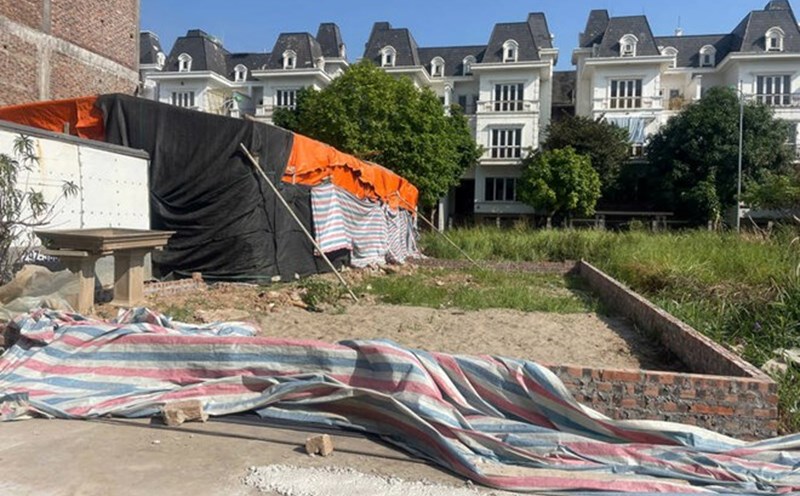 The Dan Phuong land market has grown strongly in terms of selling prices. Photo: Thu Giang