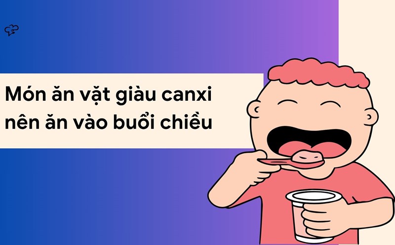 Greek yogurt combined with chia seeds is a calcium-rich snack. Graphic photo: Huong Son