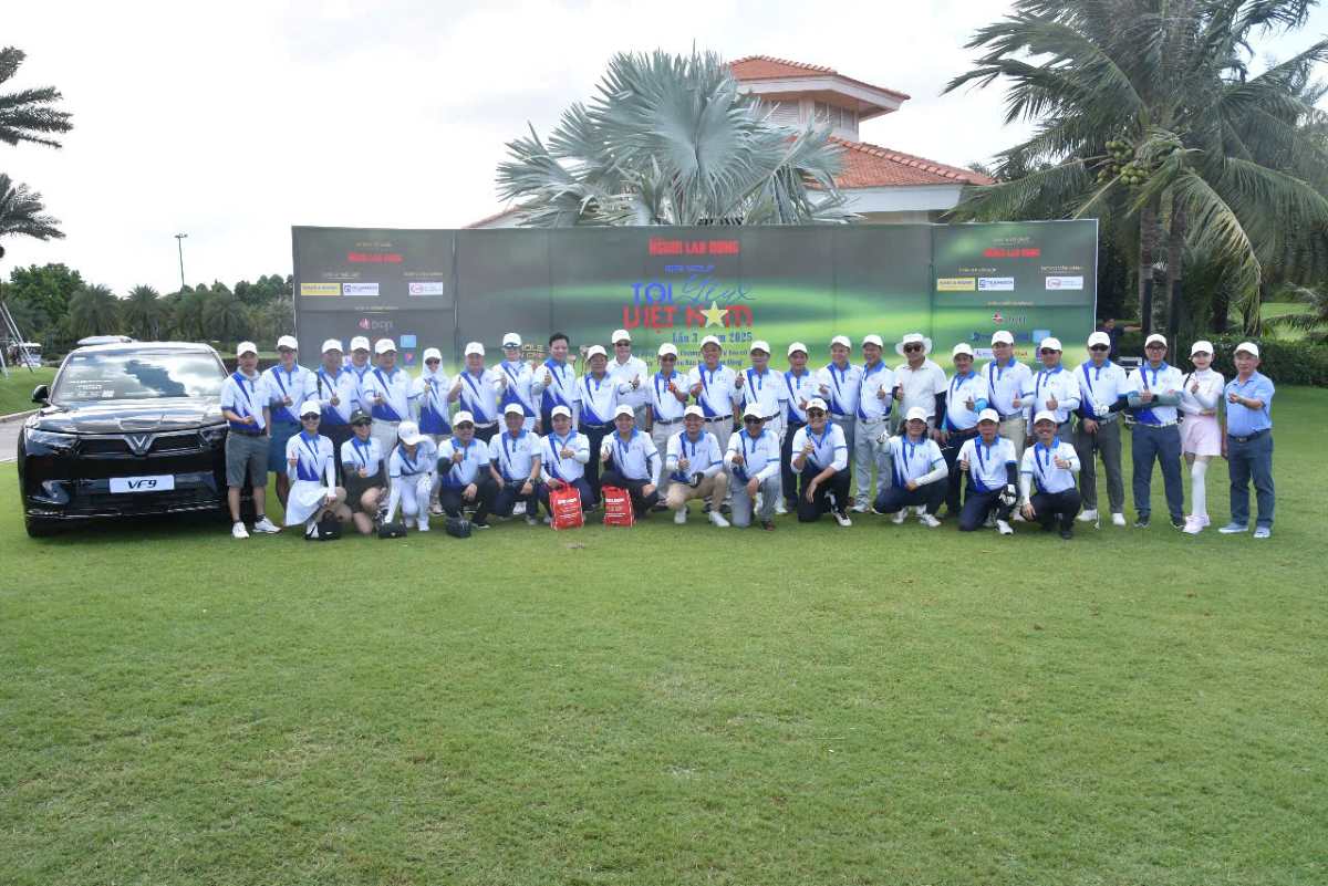 The 3rd "I Love Vietnam" golf tournament in 2025 just opened on June 28. Photo: Tan Thanh