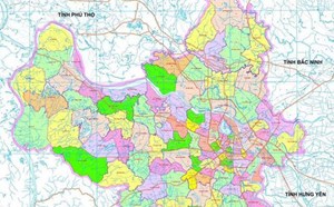 Công bố bản đồ địa giới hành chính 126 xã phường mới sau sắp xếp ở Hà Nội