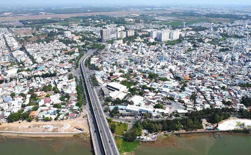The new Dong Nai Provincial Administrative Center is located in Tran Bien Ward, Dong Nai Province. Photo: HAC
