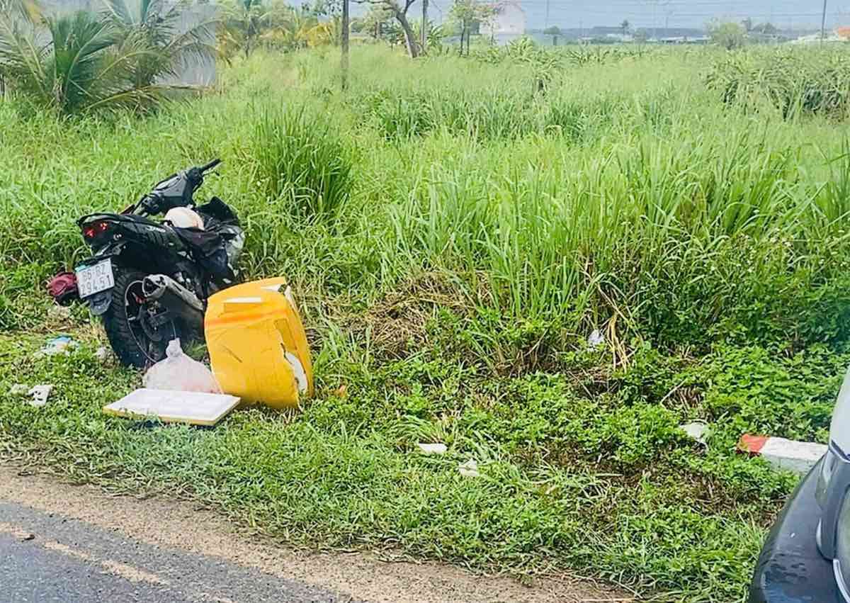 Hien truong vu viec khien 1 nguoi tu vong. Anh: Duy Tuan