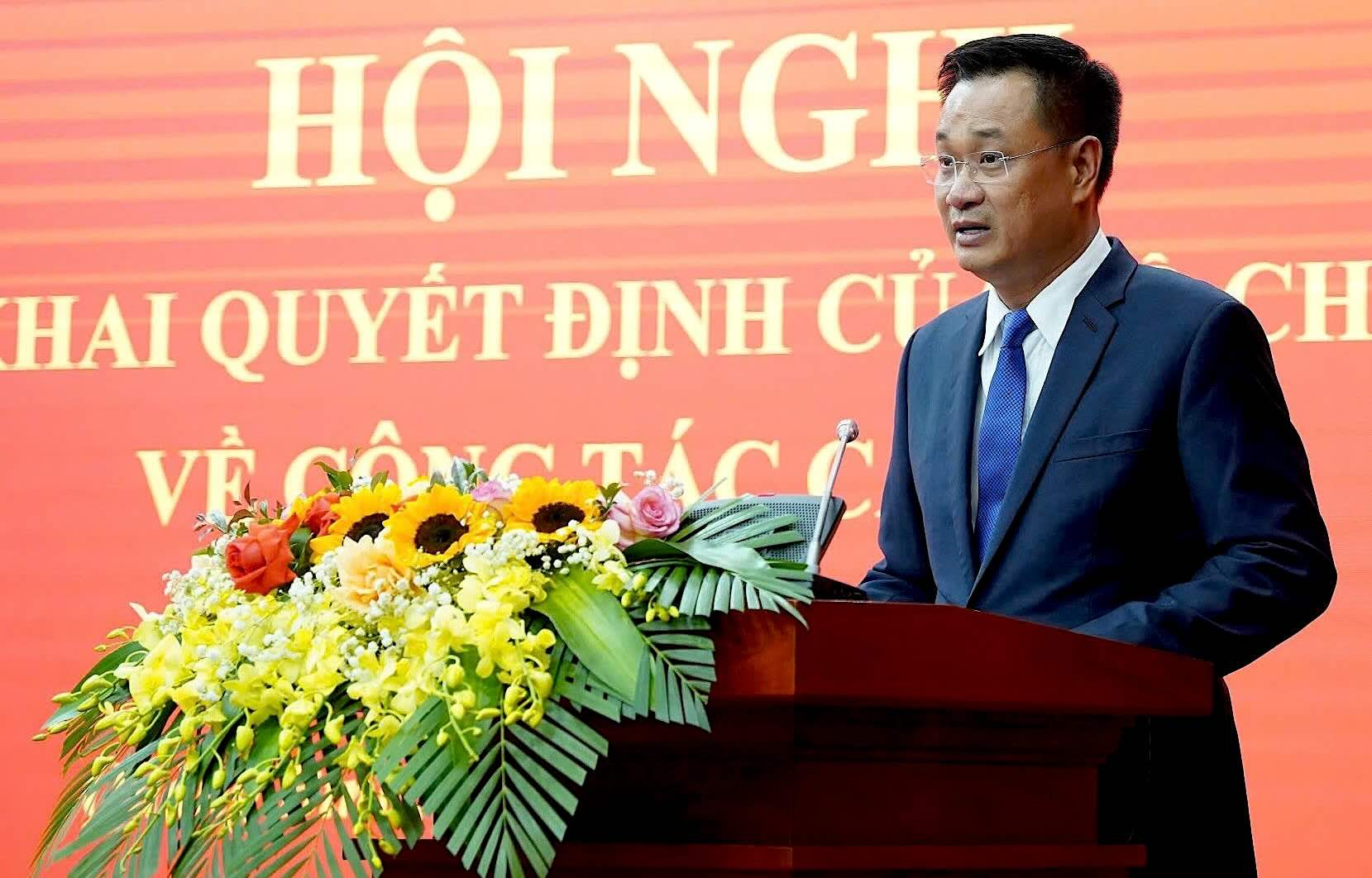 새로운 Quang Tri 지방 당위원회 서기 Le Ngoc Quang. 사진: Cong Sang