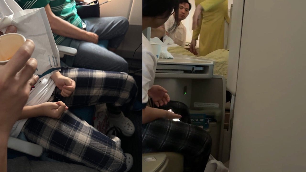 El medico salvo a los niños en el avion. Foto: Doctor Tien proporcionado