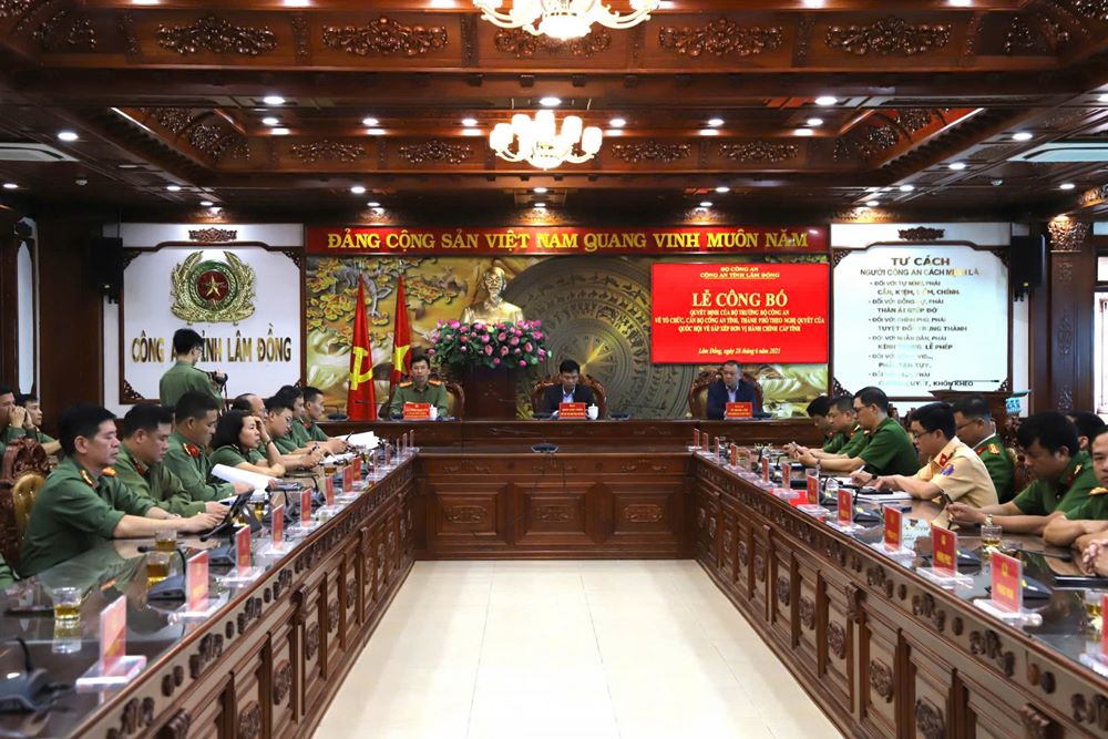 Toan canh tai diem cau Cong an tinh Lam Dong. Anh: Lam Hong