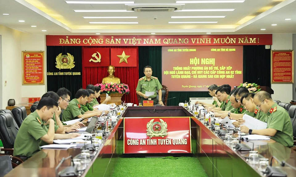 Thiếu tướng Nguyễn Đức Thuận làm Giám đốc Công an tỉnh Tuyên Quang mới