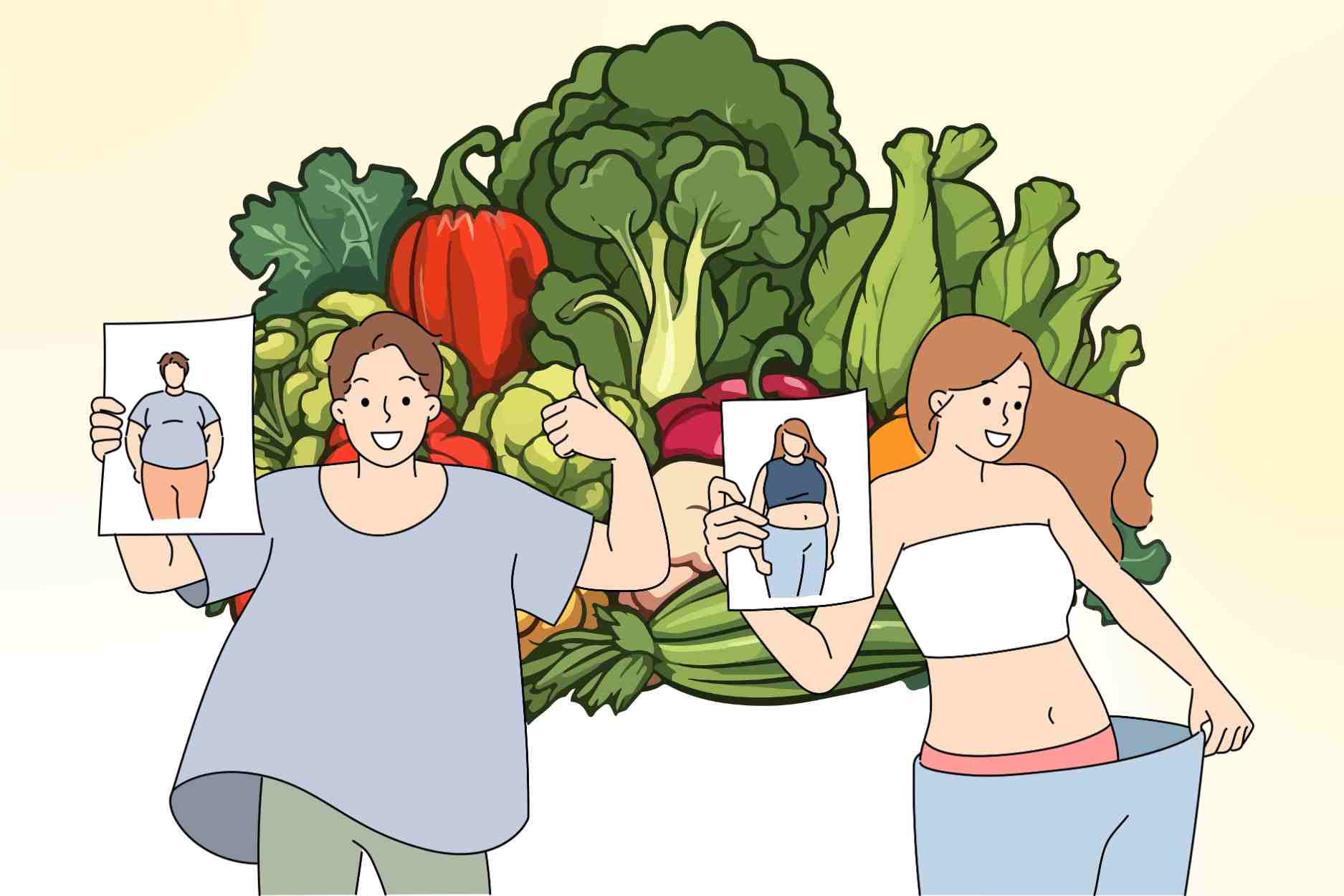 Suggestions for cool foods that can get rid of excess fat in hot summer