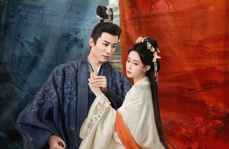 Liu Xueyi and Meng Ziyi in the movie "Dao Hoa Trang Giang Son". Photo: VieON