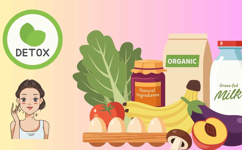 The skin also needs to be "breathed" and detoxified after pressure from pollution, cosmetics or stress. Natural care is a gentle but effective way to restore and keep your skin healthy from within. Graphics: Huyen Trang