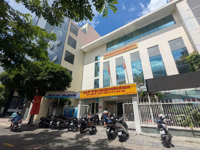 Tru so Dang uy - MTTQVN phuong Cau Ong Lanh duoc dat tai tru so UBND phuong Co Giang cu. Anh: Anh Tu