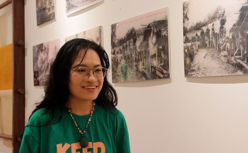 Hanoi youth hope to have more products from Ke Buoi Do paper. Photo: Nguyen Linh
