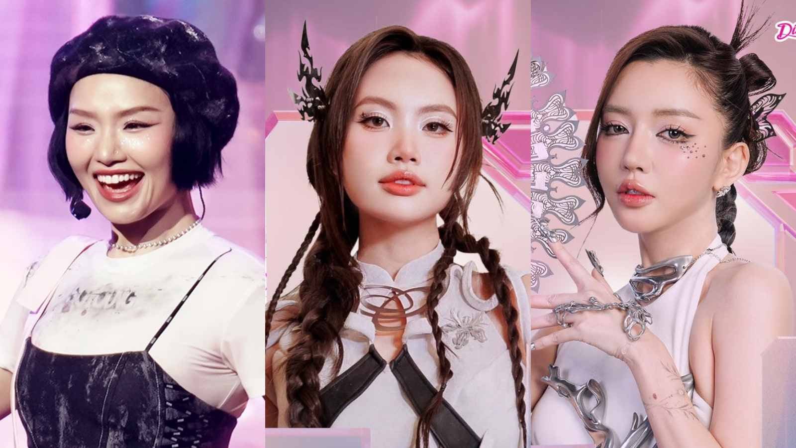 Phuong My Chi dang cho thay su loi hai va “nguy hiem” cua minh khi noi bat ve mat tai nang, suc hut o Em xinh say hi. Nu ca si duoc cong them hieu ung tu Sing! Asia. Anh: Nha san xuat Em xinh say hi