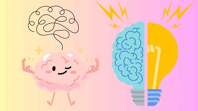 3 simple exercises for the brain to improve memory and increase concentration. Graphics: Huyen Trang