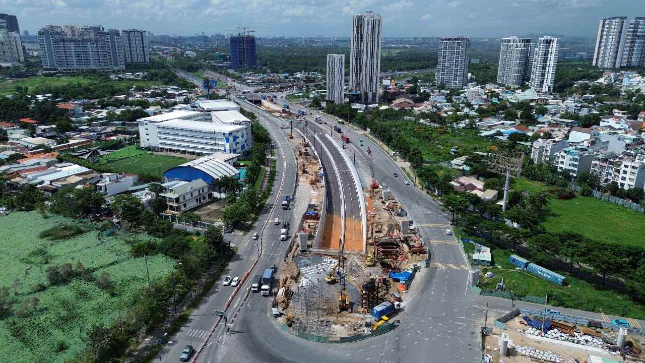 Toan bo nut giao An Phu du kien hoan thanh cuoi nam 2025. Anh: Anh Tu
