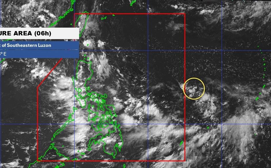Posicion de baja presion en Filipinas en las 2 de la mañana del 29 de junio de 2025. Foto: Pagasa