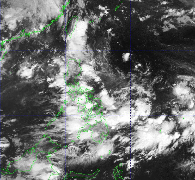 Do anh huong cua gio mua tay nam, mua dong bao phu nhieu khu vuc phia tay Philippines ngay 29.6. Anh: PAGASA