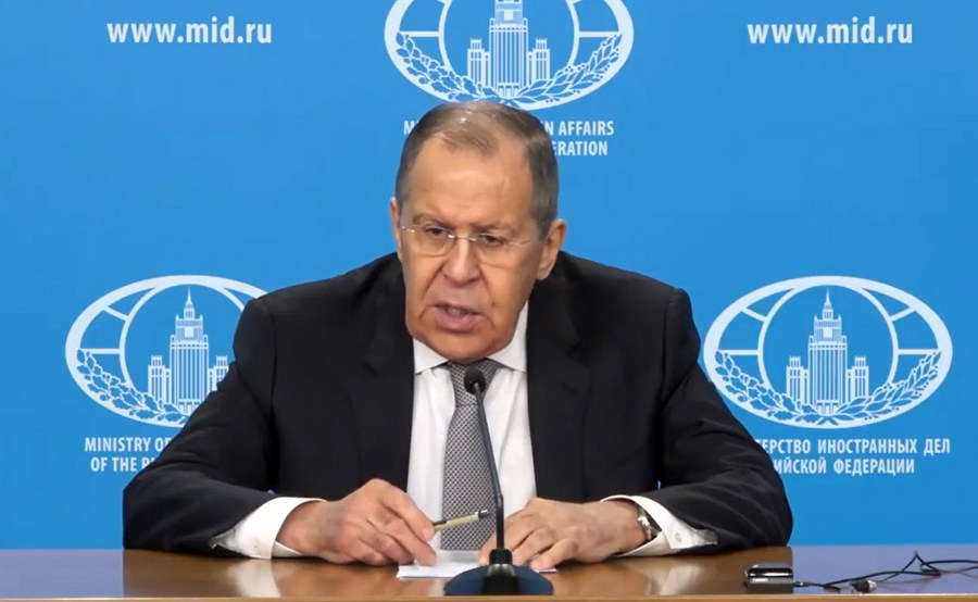 El ministro de Relaciones Exteriores ruso Sergei Lavrov. Foto: Xinhua