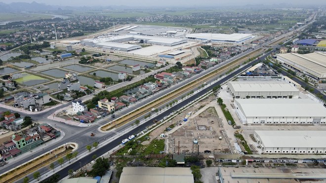 The Management Board of Ninh Binh Economic Zones and Industrial Parks was established on the basis of merging the Management Board of Ninh Binh Industrial Parks, the Management Board of Economic Zones and Industrial Parks of Nam Dinh Province and the Management Board of Industrial Parks of Ha Nam Province. Photo: Xuan Hung