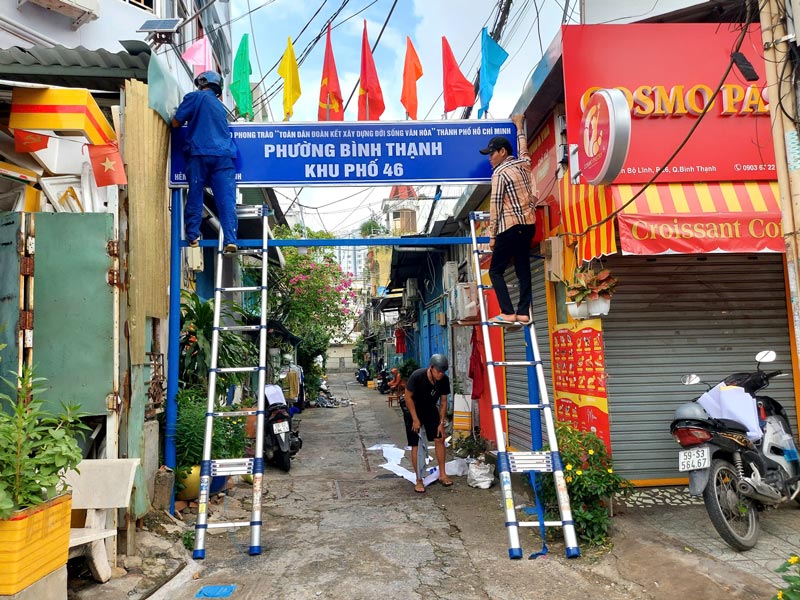 ホーチミン市の多くの地区が新しい区の行政単位に名前を付けました。写真:ミン・クアン