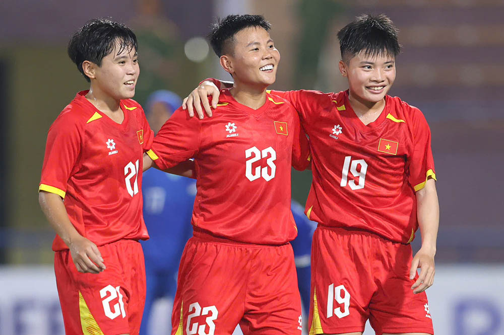 The Vietnamese women's team started smoothly in Group E of the 2026 Asian Cup qualifiers. Photo: Nhat Anh