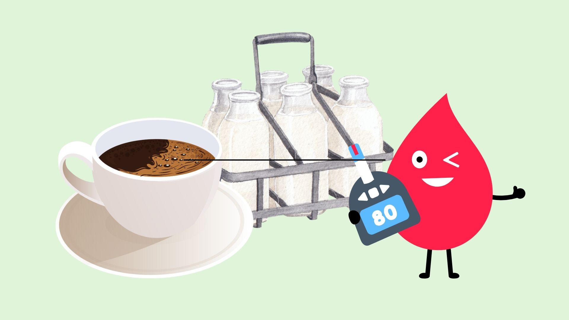 Simple, easy-to-find drinks help control blood sugar. Graphics: Linh Dan
