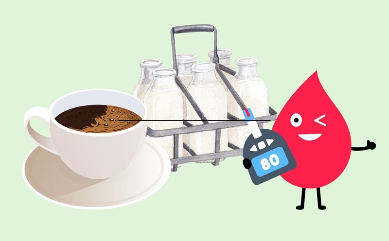 Simple, easy-to-find drinks help control blood sugar. Graphics: Linh Dan