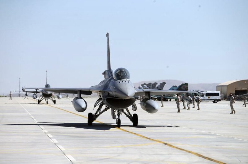 Aunque Ucrania no anuncia el numero especifico de F-16 propiedad de F-16, este tipo de luchador es ahora un componente importante en la defensa aerea ucraniana. Foto: Xinhua