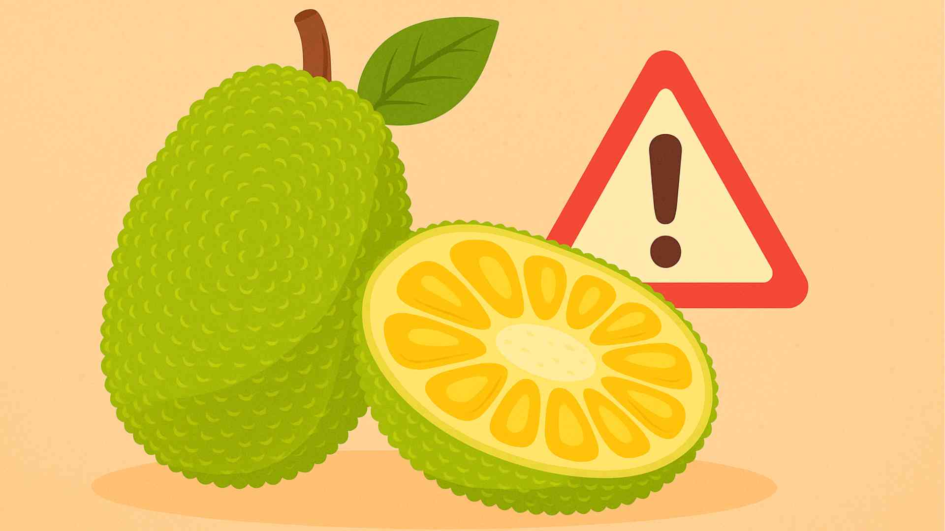 Unexpected harmful effects of eating too much jackfruit. Graphic photo: Hoang Loc