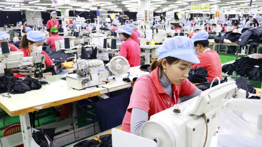 Los trabajadores trabajan en Kwong Lung Meko Co., Ltd. 
Foto: Federacion laboral de la ciudad de Can Tho