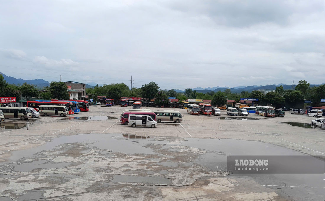 Bến xe khách liên tỉnh giúp kết nối các phương tiện vận tải giữa các khu vực trong tỉnh Cao Bằng và các địa phương khác. Ảnh: An Trịnh