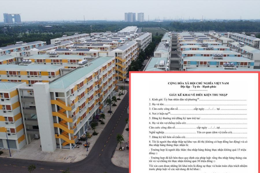 Para comprar viviendas sociales, las personas deben cumplir con las condiciones maximas de ingresos segun lo prescrito, en funcion de la nomina por el empleador certificado. Foto: NHU HA