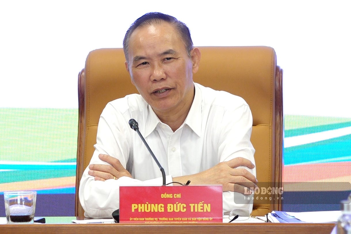 Deputy Minister of Agriculture and Environment Phung Duc Tien. Photo: Dinh Thien