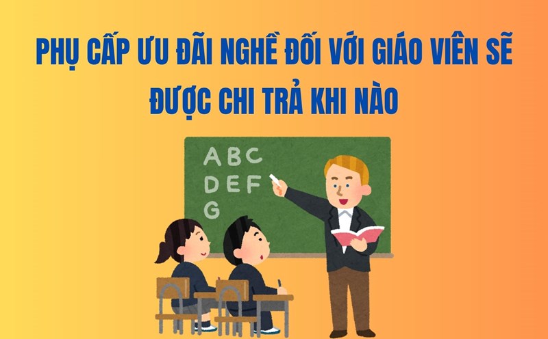 When will preferential allowances for teachers be paid