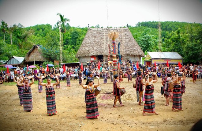Minorias etnicas en la region montañosa de Quang nam. Foto: A Sao