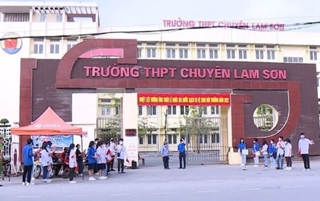 Lam Son High School for the Gifted (Thanh Hoa). Photo: Xuan Hung