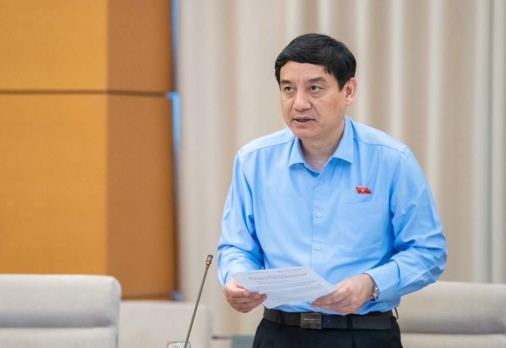 Chủ nhiệm Ủy ban Văn hóa và Xã hội của Quốc hội Nguyễn Đắc Vinh. Ảnh: Phạm Đông