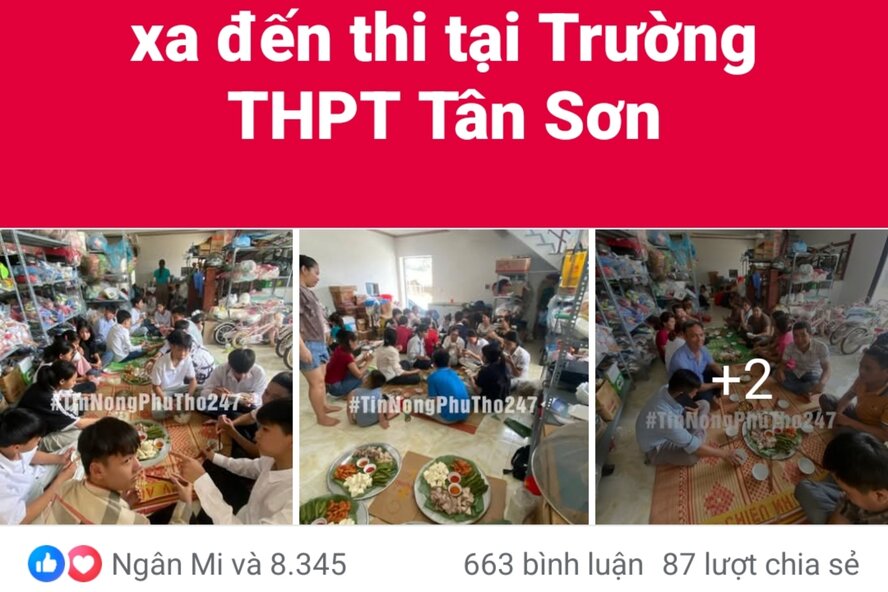 Mot trong rat nhieu bai viet duoc chia se tren mang xa hoi ngay hom nay. Anh: MXH.